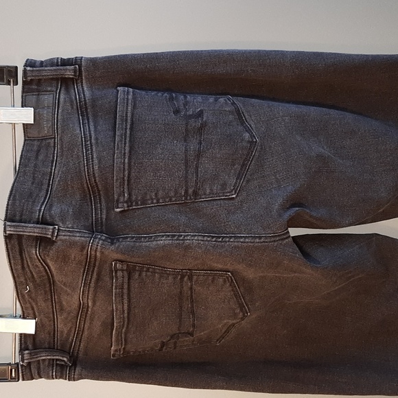 American Eagle jeans.  Black. Size 8. Stretch.Pockets. Length 39 inches - Picture 5 of 15